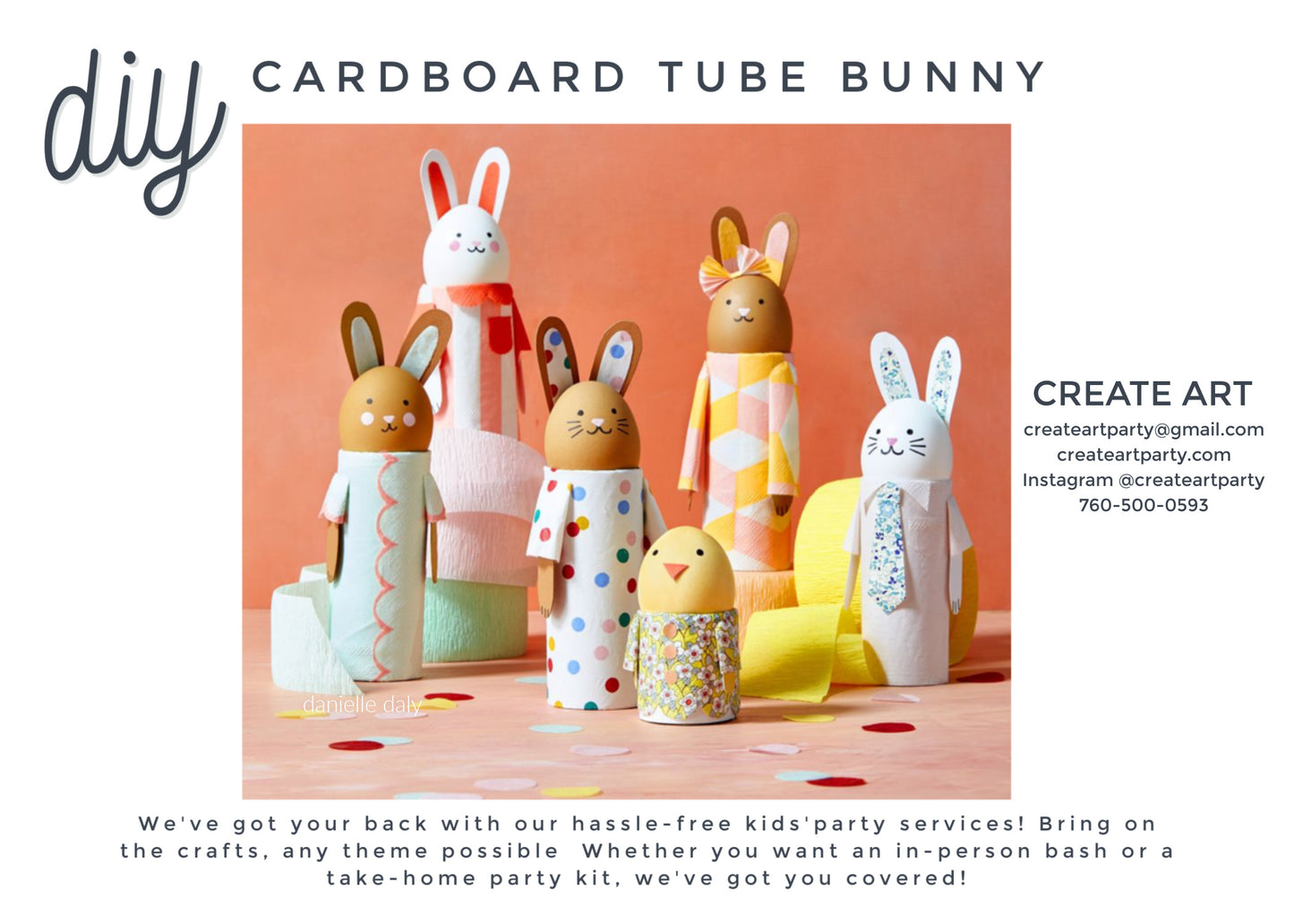 Make Your Own Cardboard Tube Bunny