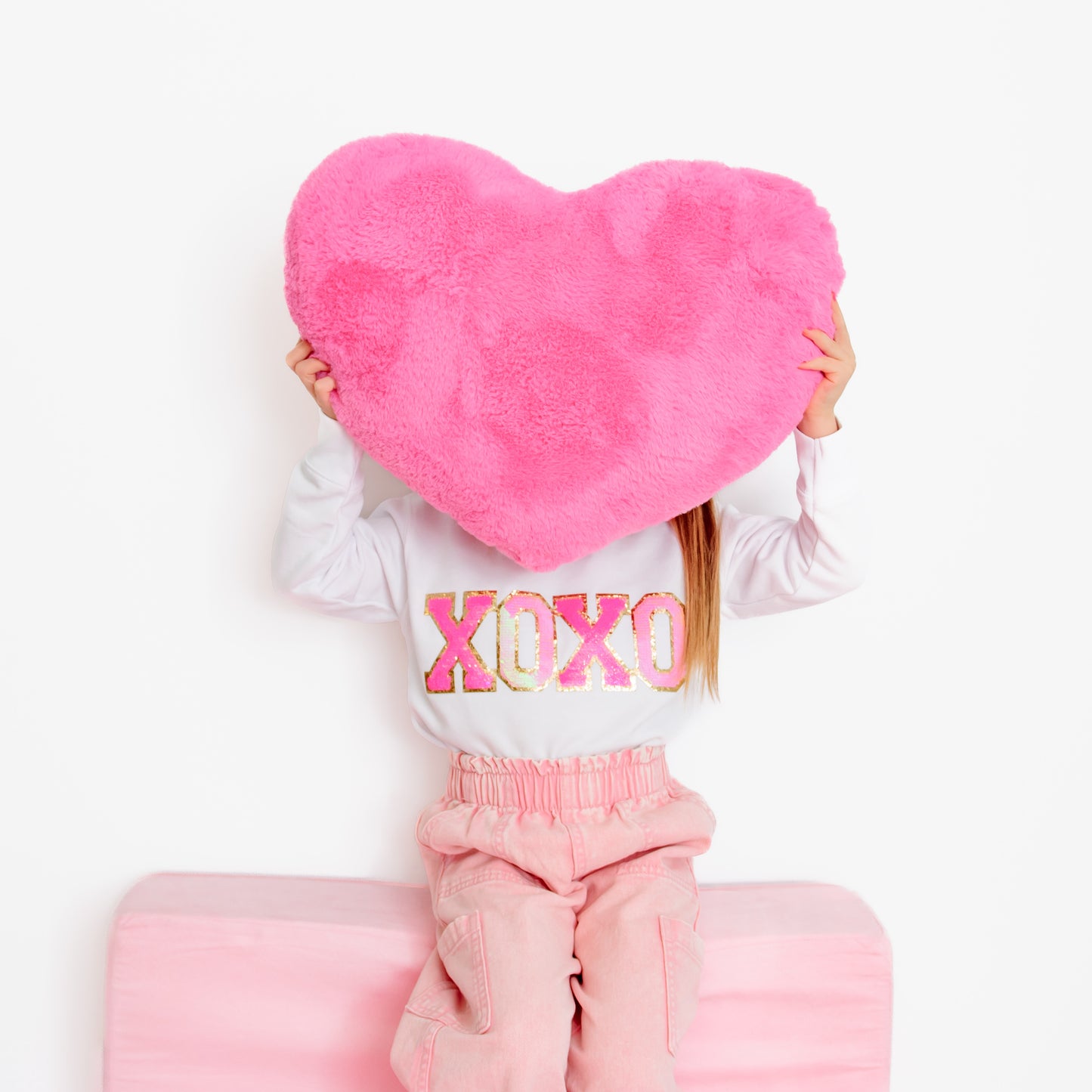 "XOXO" Patch Sweatshirt