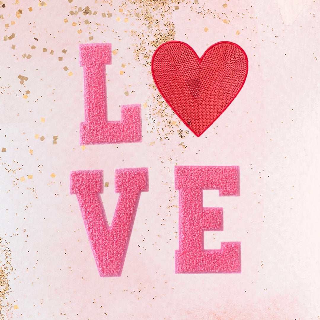 Heart "LOVE" Patch Sweater