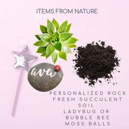 Birthday Idea, Birthday Present, Gift Idea,  Fairy Garden Kit, Party Activity,  Birthday Activity, Fairy,Party Idea, Kids Activity,