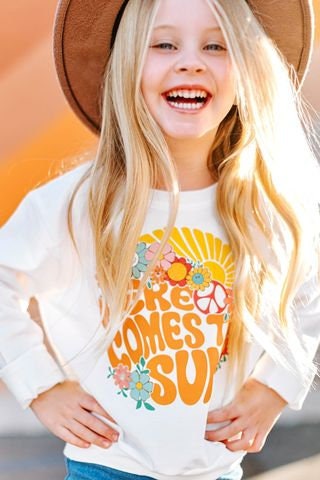 Here Comes The Sun Girls Sweatshirt
