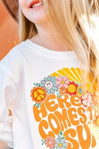 Here Comes The Sun Girls Sweatshirt