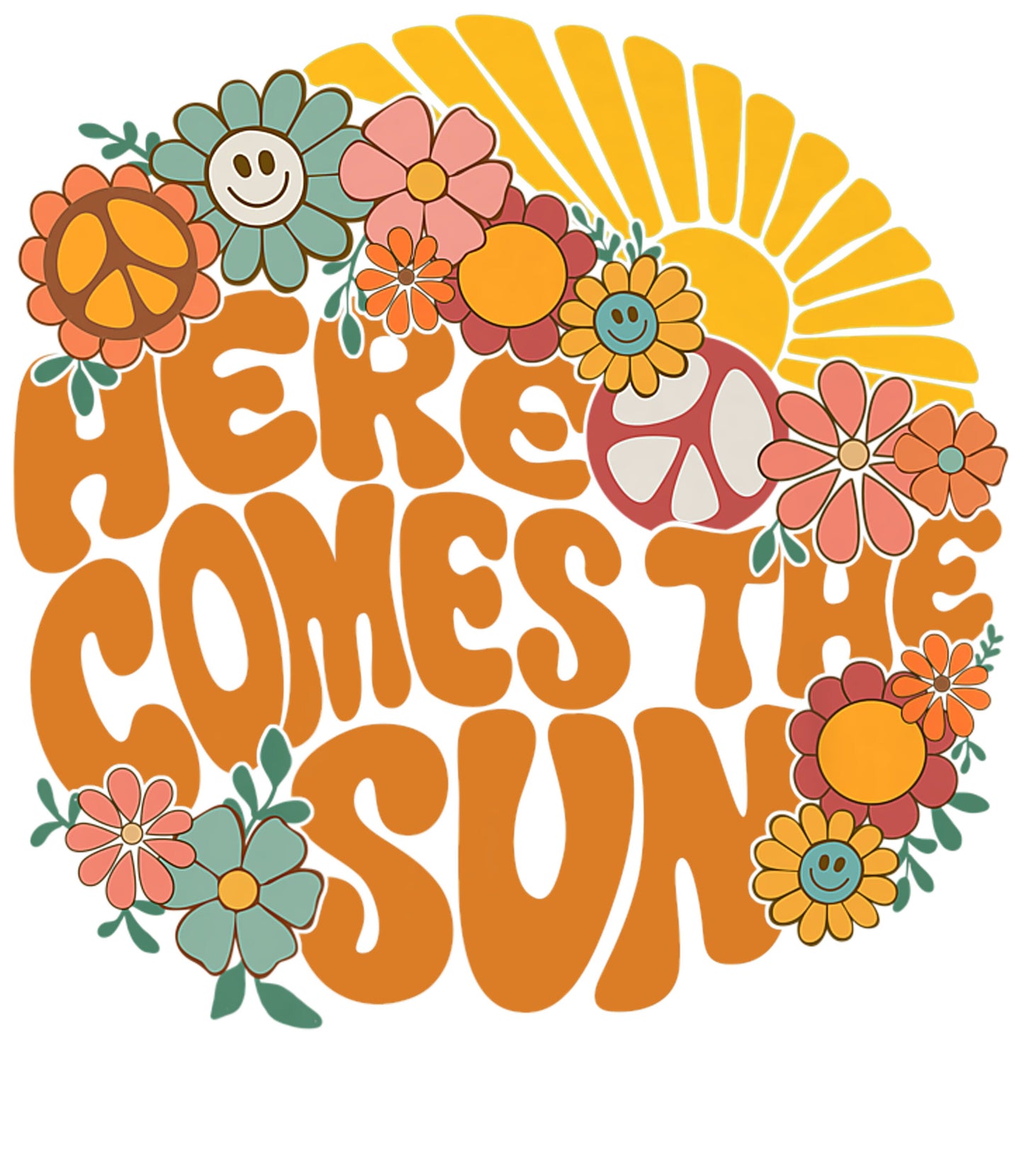 Here Comes The Sun Girls Sweatshirt