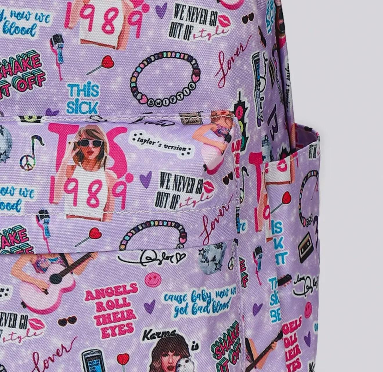 Swift Backpack - Swifty Inspired Backpack for Fans, Music Lover's Backpack, Swiftie Merchandise, Stylish School Bag. Taylor Bag