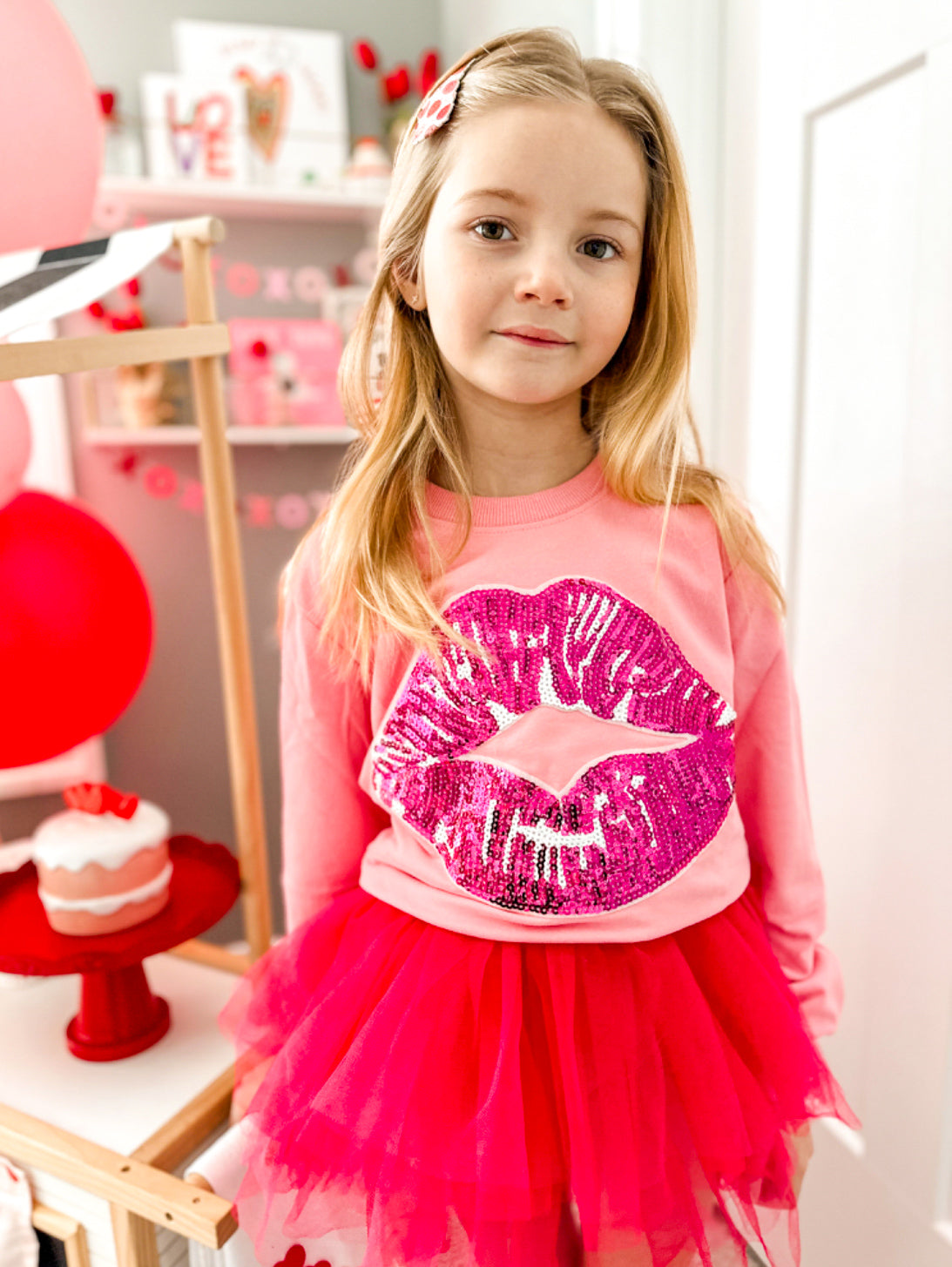 "Lips" Patch Sweatshirt