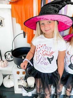 "I Put A Spell On You" Paint Your Own Tee