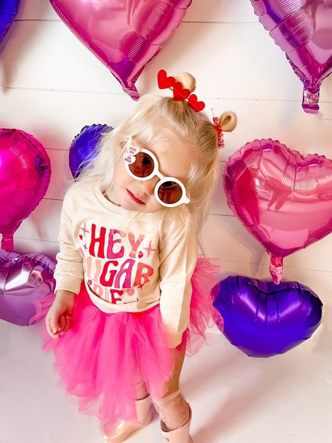 Paint Your Own Valentine Sweatshirt-White