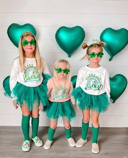 Paint Your Own Saint Patty's Day Sweatshirt-White