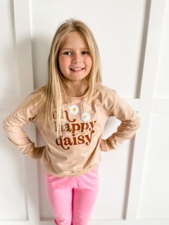 Paint Your Own- Oh Happy Daisy Pullover