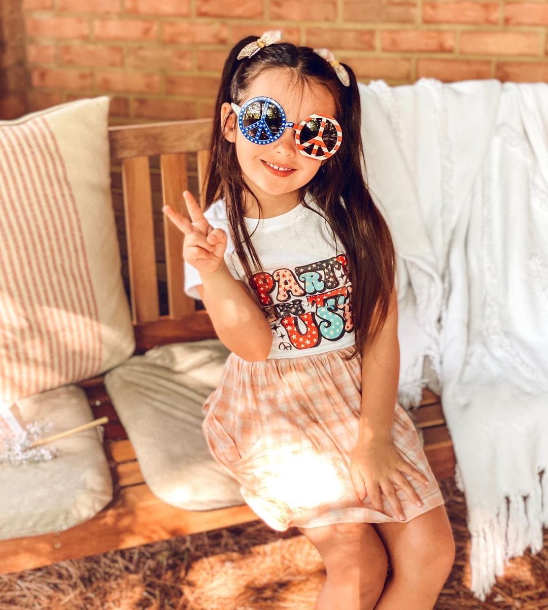 4th of July Girls Tees