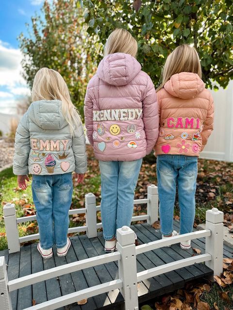 Peachy/Pink- Pastel Puffer Jacket