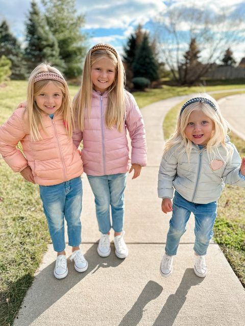 Peachy/Pink- Pastel Puffer Jacket