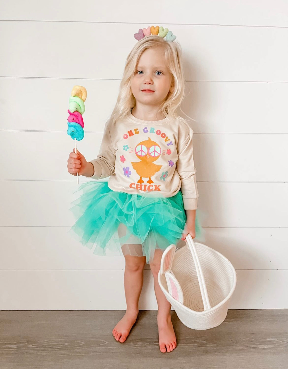 ONE GROOVY CHICK- PAINT YOUR OWN SWEATSHIRT KIT
