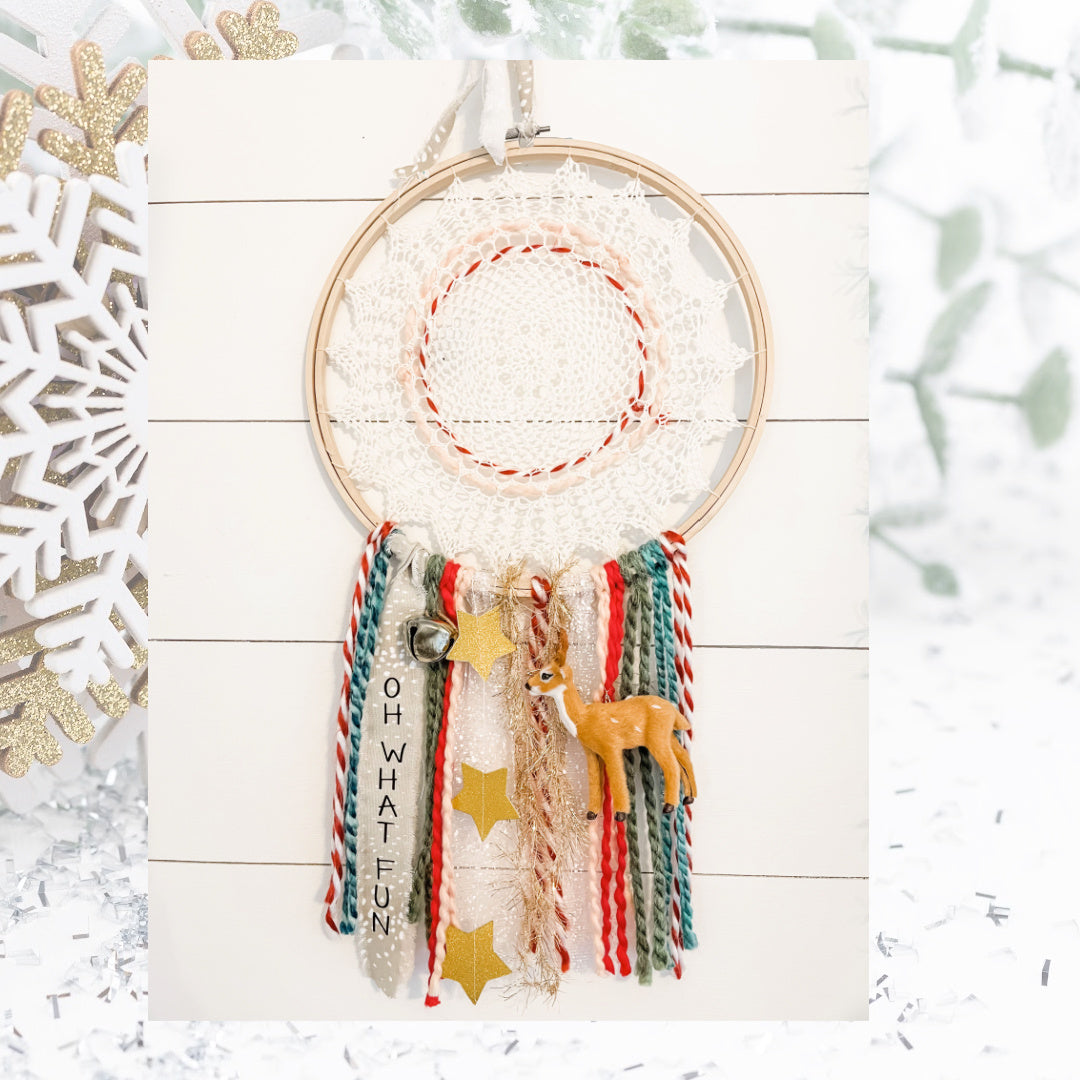 Large DIY "Oh What Fun" Dream Catcher Kit