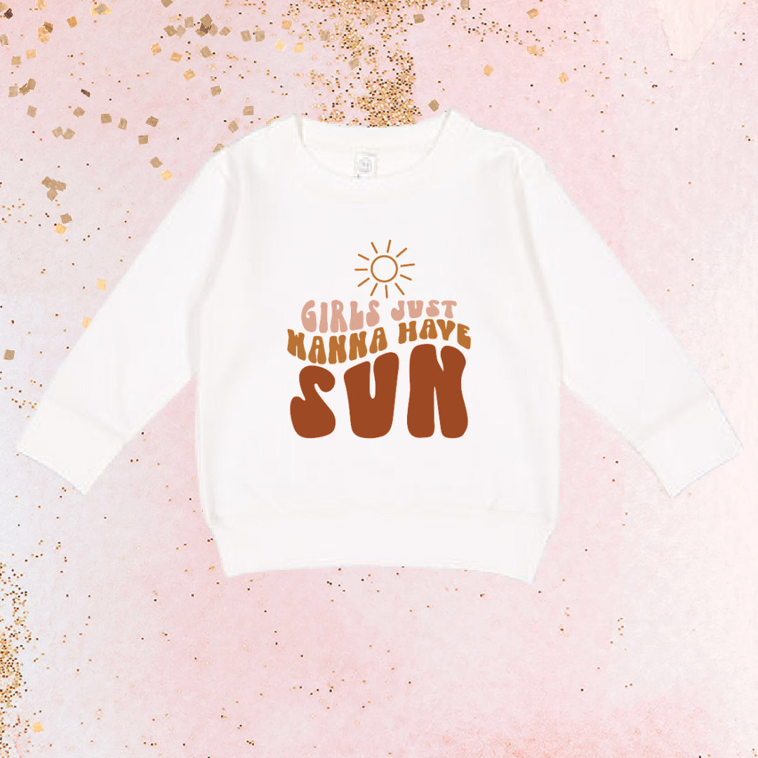 Paint Your Own Summer Design- Toddler Sweatshirt