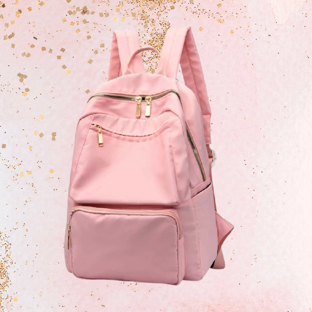 Pretty in Pink Patch Backpack