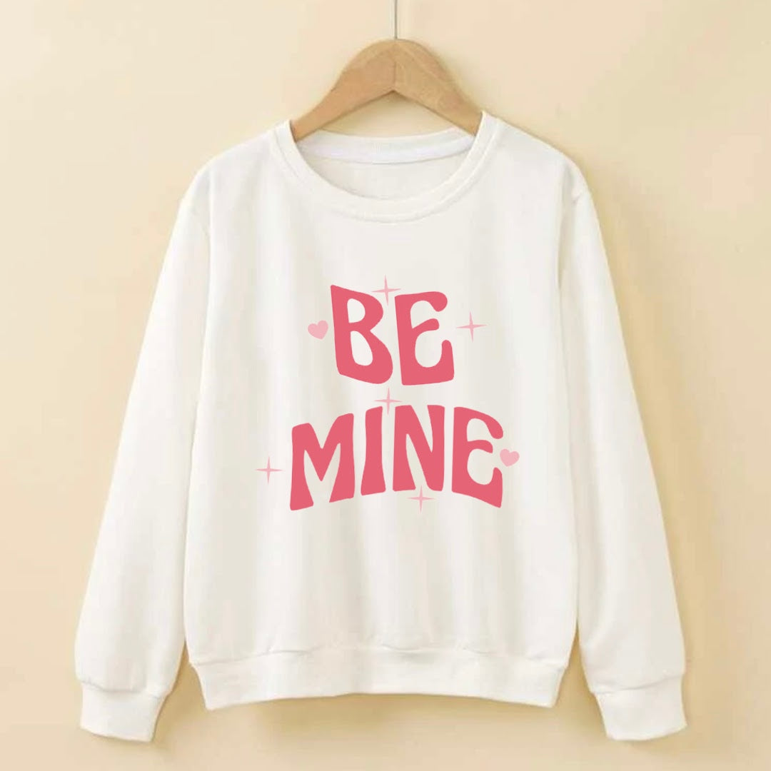 Paint Your Own Valentine Sweatshirt-White