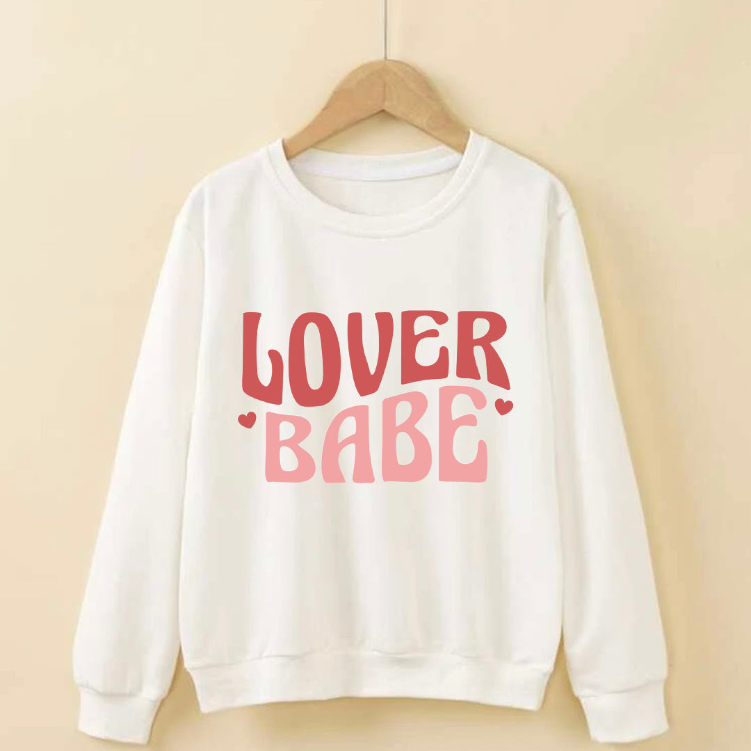 Paint Your Own Valentine Sweatshirt-White