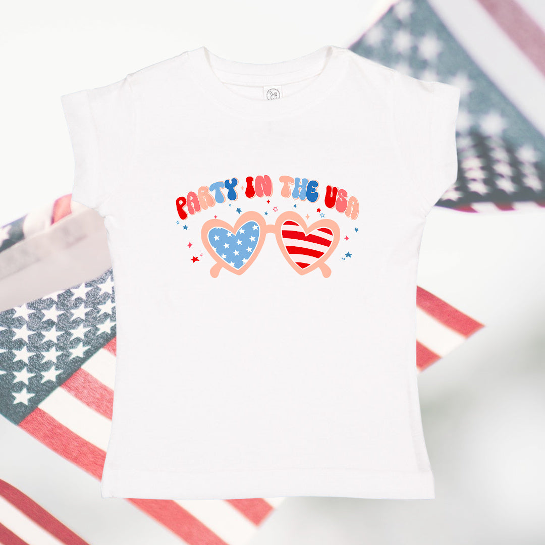 4th of July Girls Tees