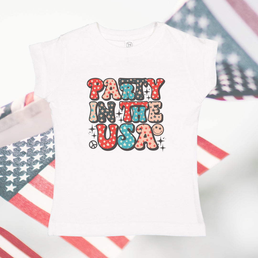 4th of July Girls Tees