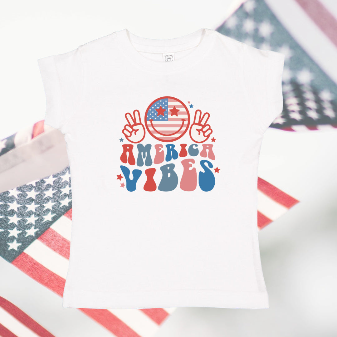 4th of July Girls Tees