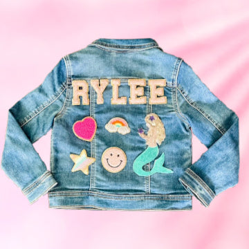 Patch Denim Jacket-Toddlers