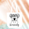 Paint Your Own- Personalized Stencil Tote Bag Kit- White