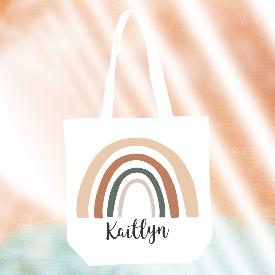 Paint Your Own- Personalized Stencil Tote Bag Kit- White