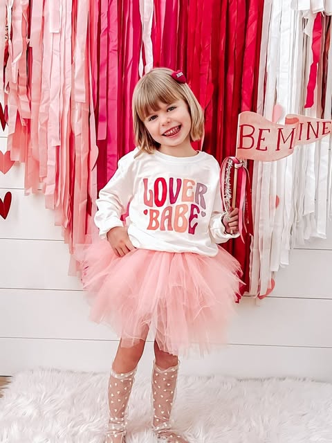 Valentine Toddler Paint Your Own Sweatshirt