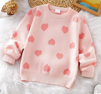 Heart "LOVE" Patch Sweater