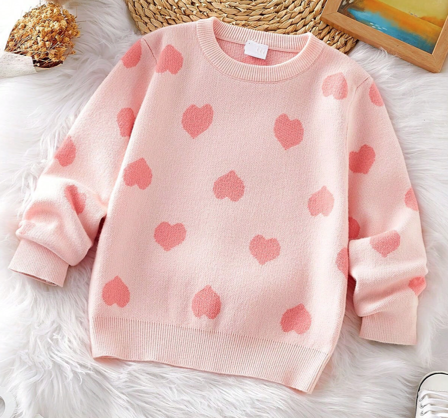 Heart "XOXO" Patch Sweater