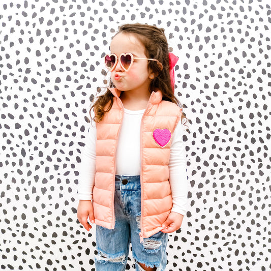 Girls Letter Jacket,Name Jacket, Custom Jacket, Personalized Puffer Vest, Custom Jacket, Girls Jacket, Puff Vest, Patch Jacket, Pink Jacket