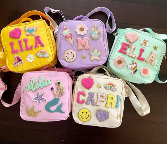 Back to school | Custom lunch bag | Personalized lunchbox | Personalized lunch bag | | Nylon Lunchbox | Patch lunch bag | Name lunchbox