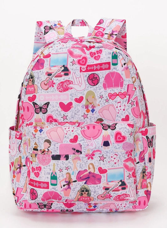 Swift Backpack - Swifty Inspired Backpack for Fans, Music Lover's Backpack, Swiftie Merchandise, Stylish School Bag