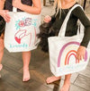 Paint Your Own "Rainbow Tote" Kit