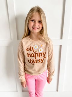 Paint Your Own- Oh Happy Daisy Pullover