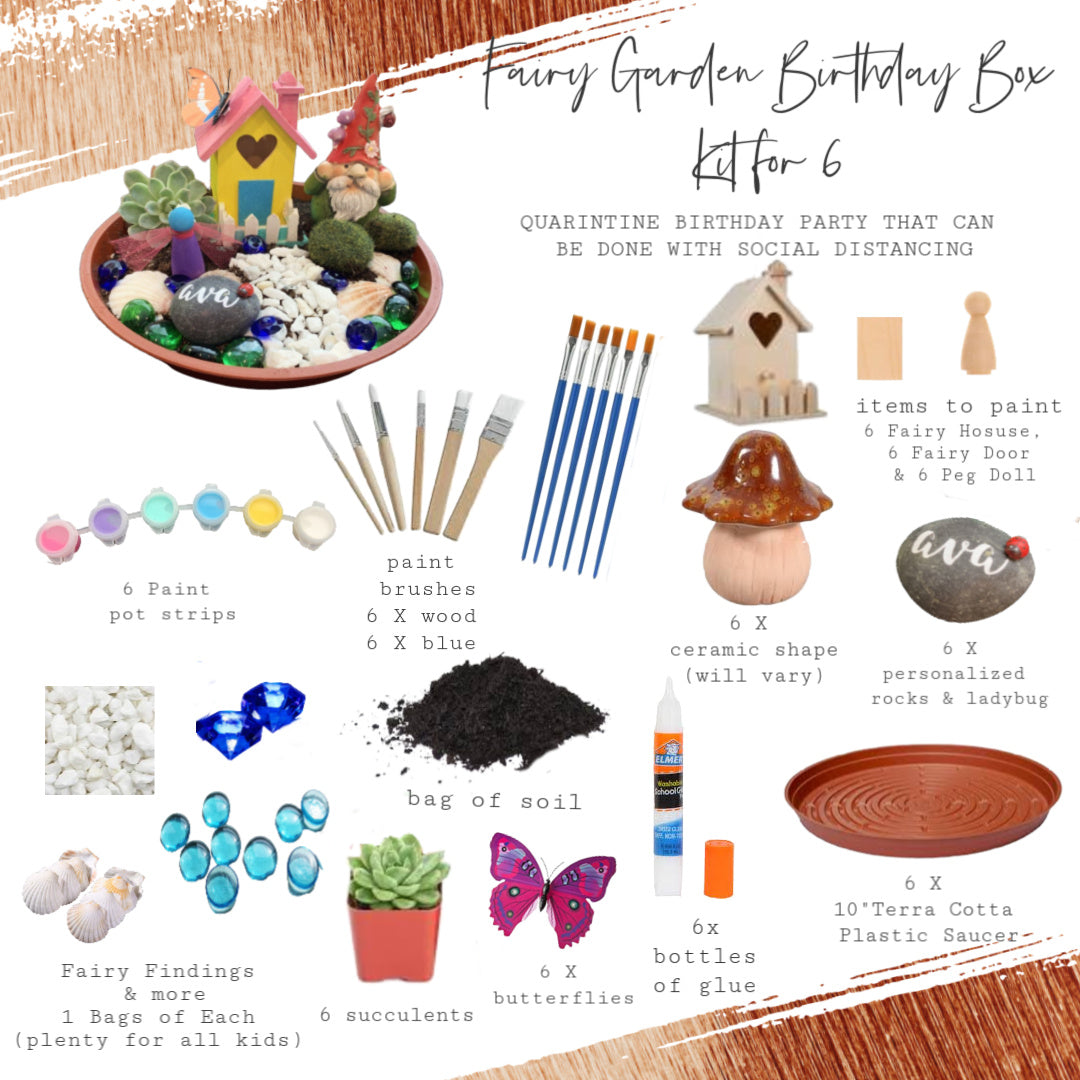 Fairy Garden Birthday Box | Party for 6