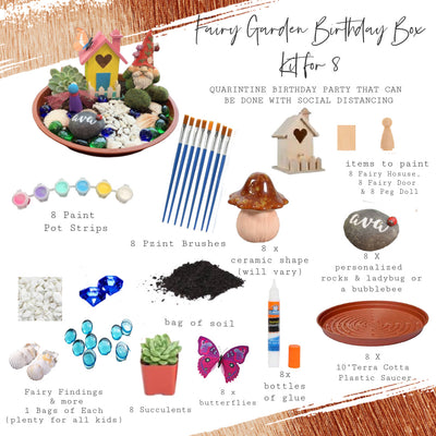 Fairy Garden Birthday Box | Party for 8