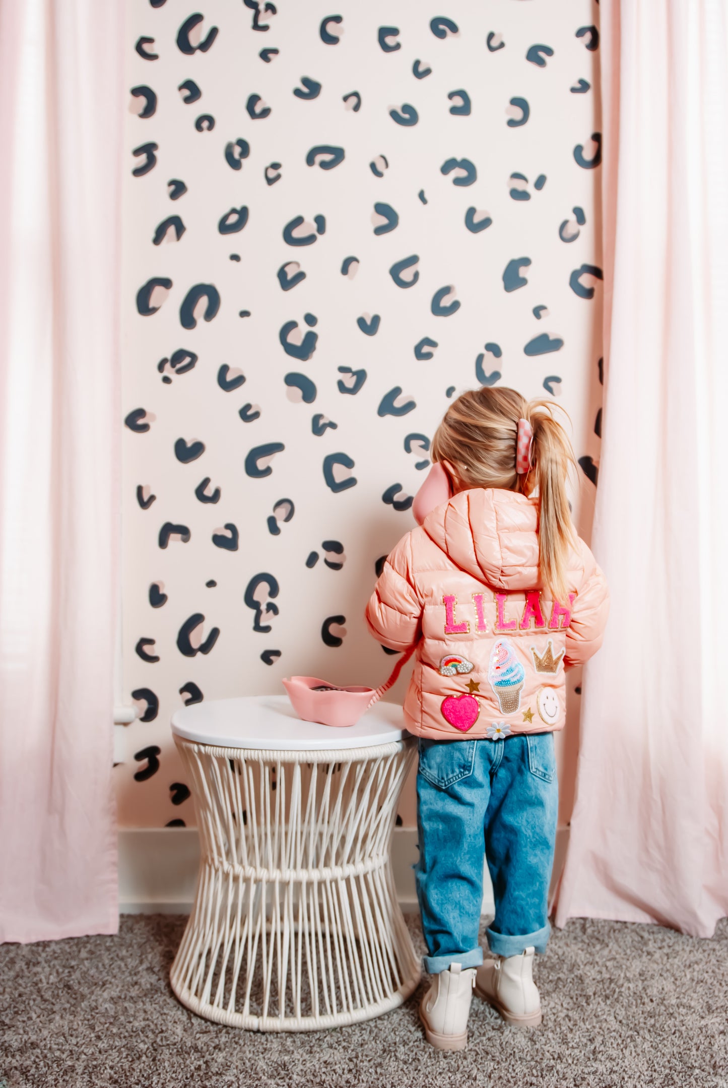 Peachy/Pink- Pastel Puffer Jacket