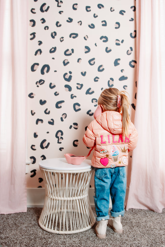 Peachy/Pink- Pastel Puffer Jacket