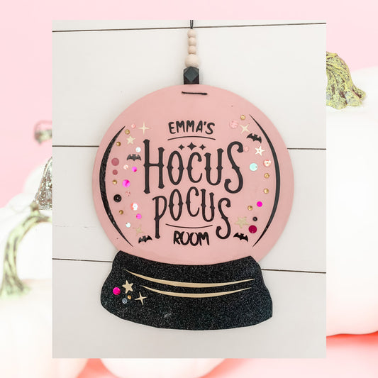 Hocus Pocus Wood Room Sign