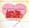 "Love You to the Moon and Back" Heart Sign | Craft Kit