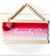 Bohemian Valentine Room  Sign Craft Kit