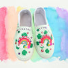 Paint and Bedazzle- St Patty's Day Shoes