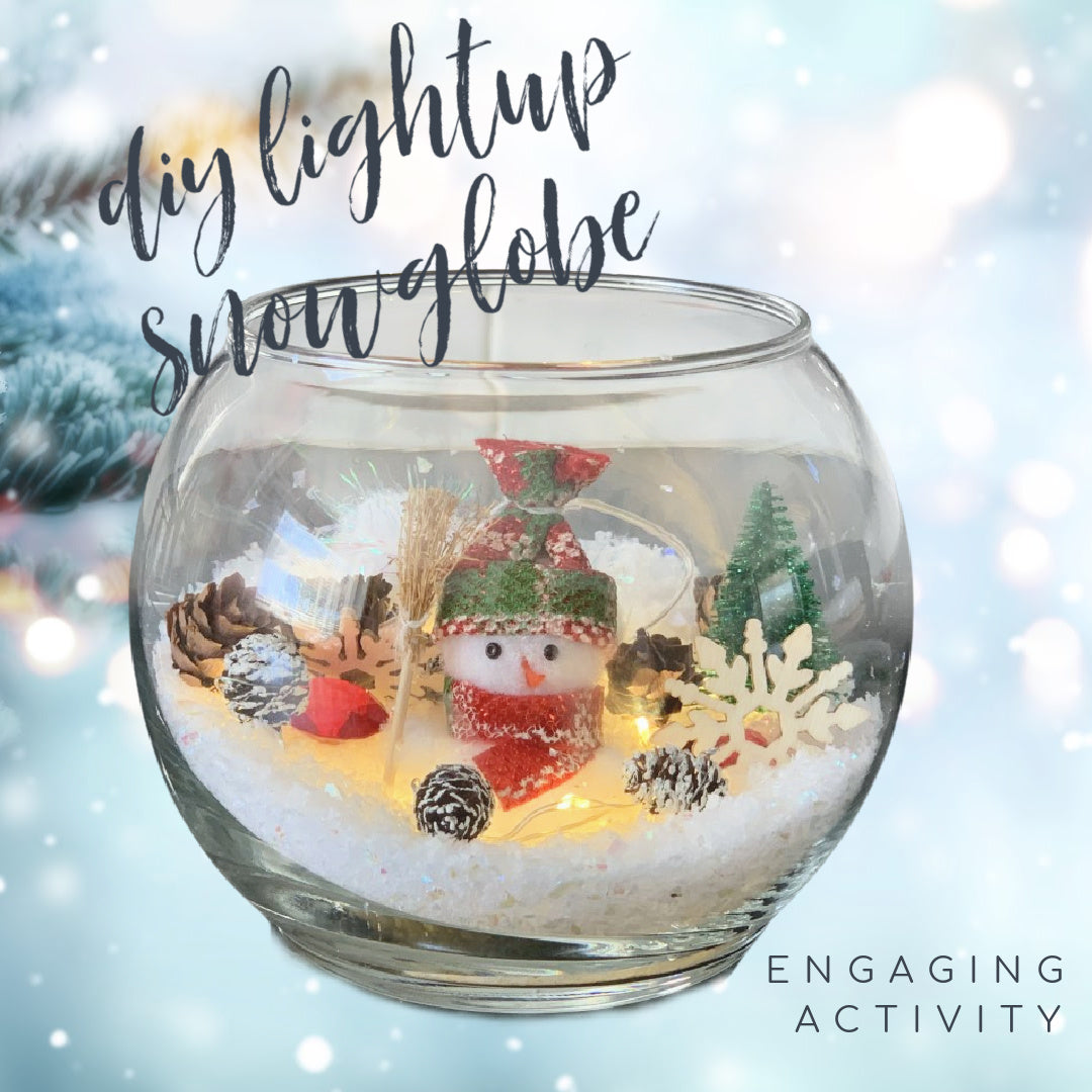 Create Your Own- Light Up Snow Globe