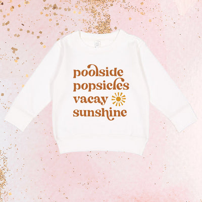 Paint Your Own Summer Design- Toddler Sweatshirt