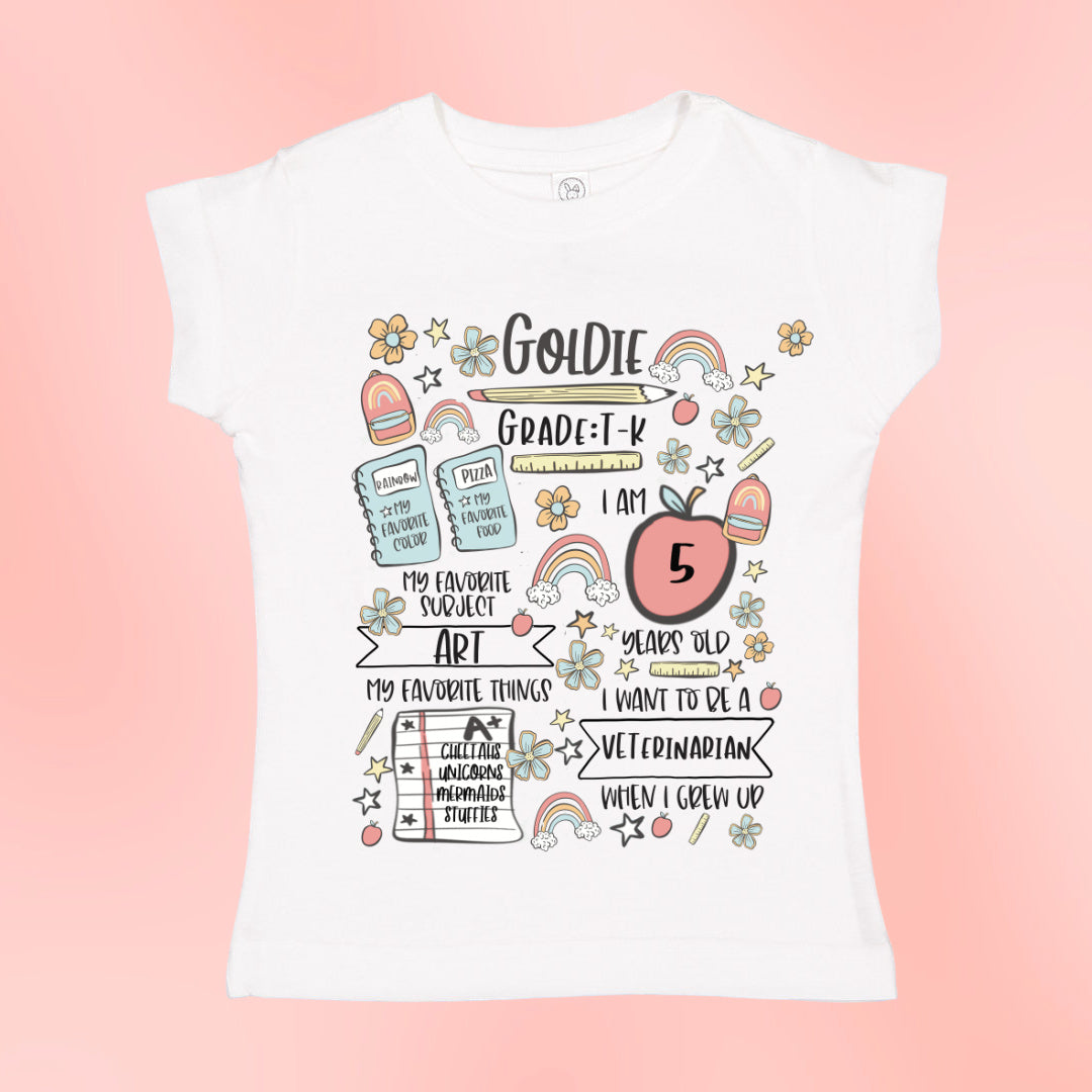 All About Me-Girls Tee