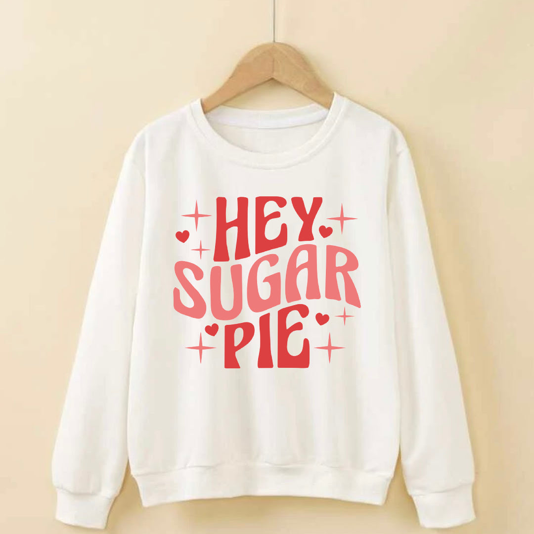 Paint Your Own Valentine Sweatshirt-White