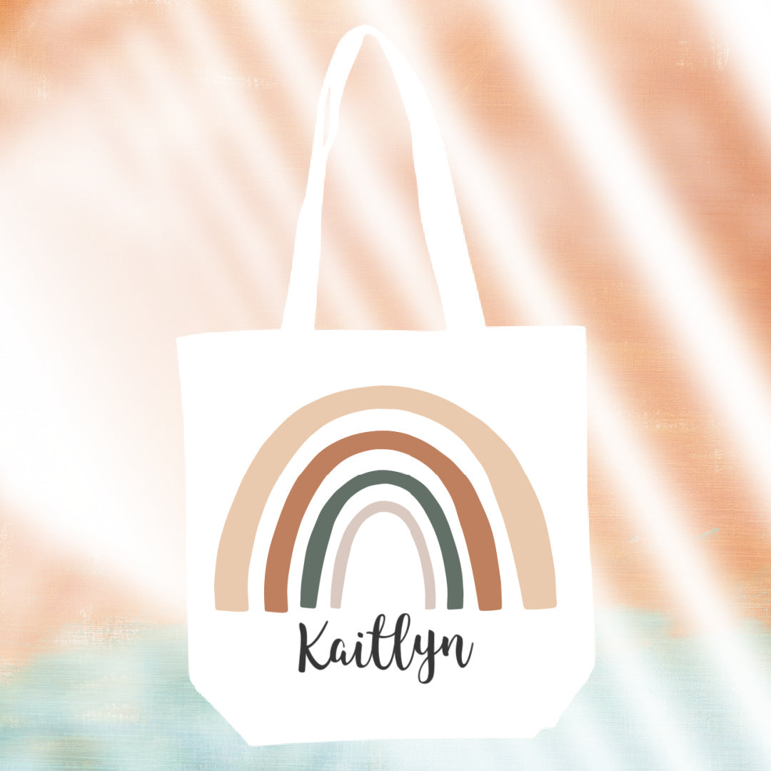 Personalized Stencil Tote Bag Craft Kit- Natural Canvas - Create