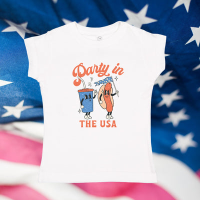 4th of July Girls Tees